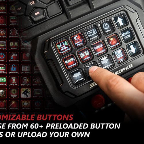 LCDpush buttons