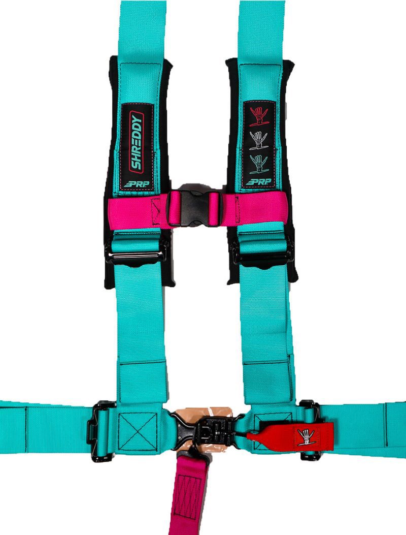 SHRDY5.3TP Shreddy 5.3 Harness Sewn Teal Pink